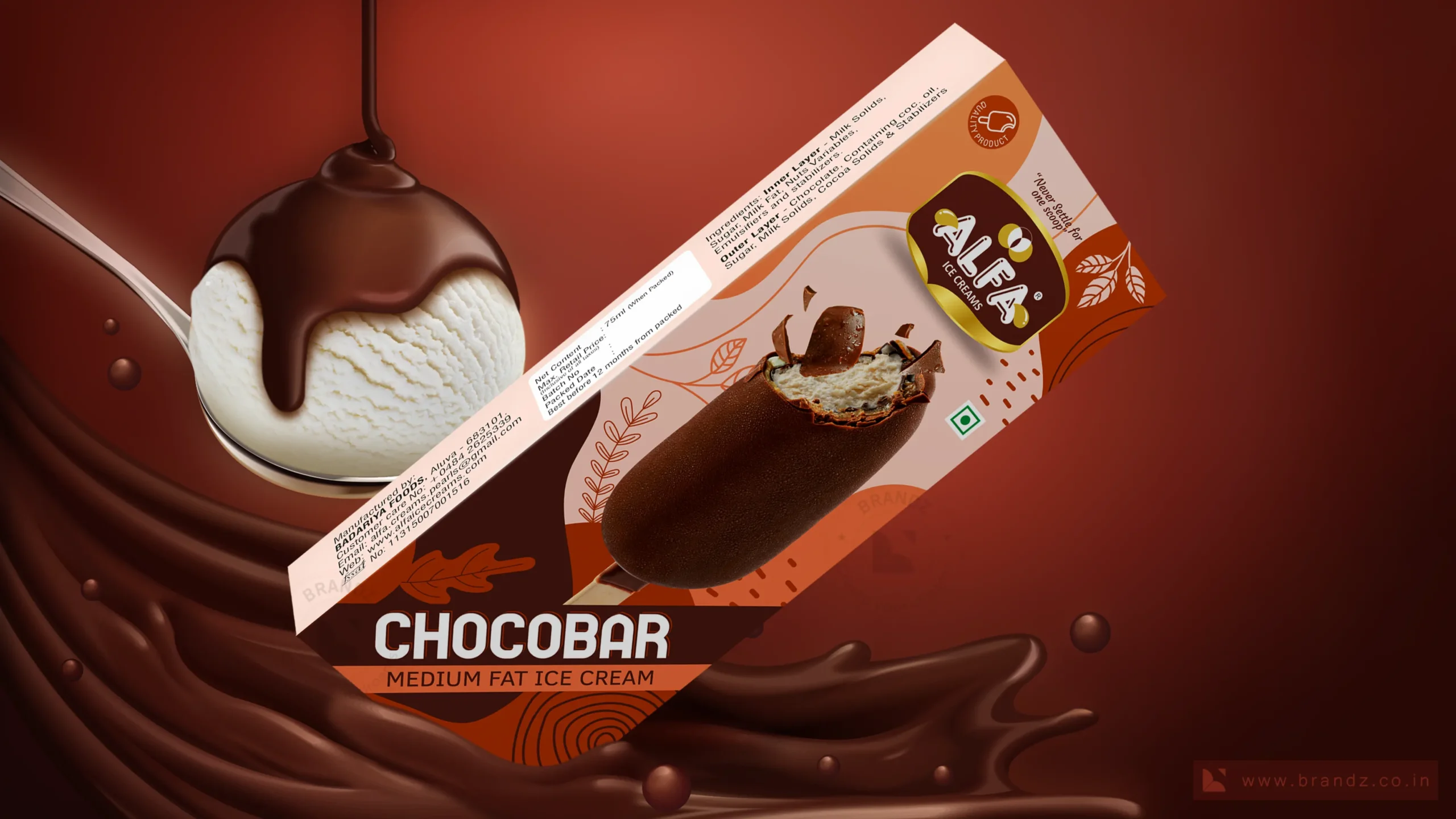 Alfa Ice cream Chocobar Box