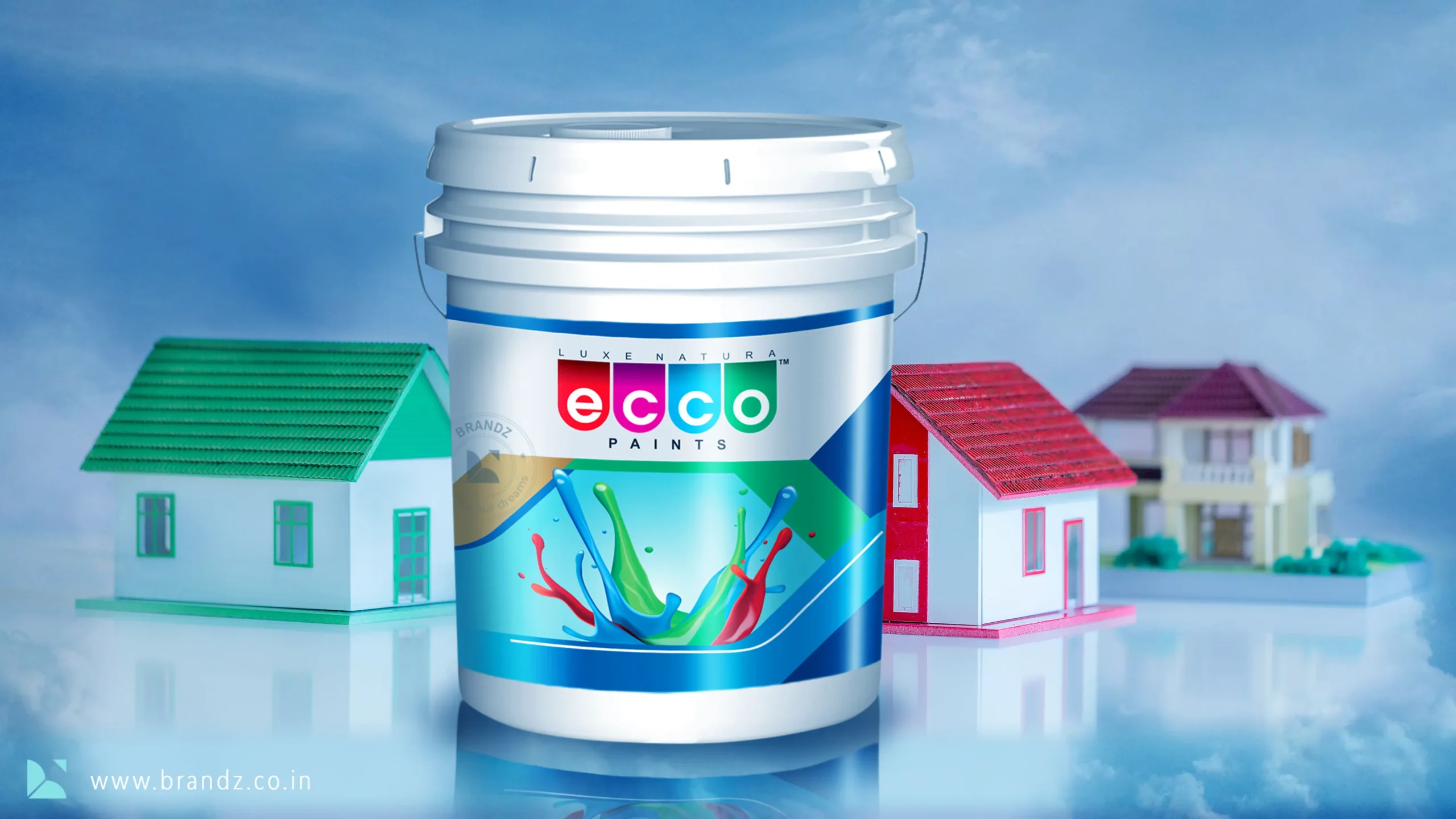 Ecco Paints Bucket Label