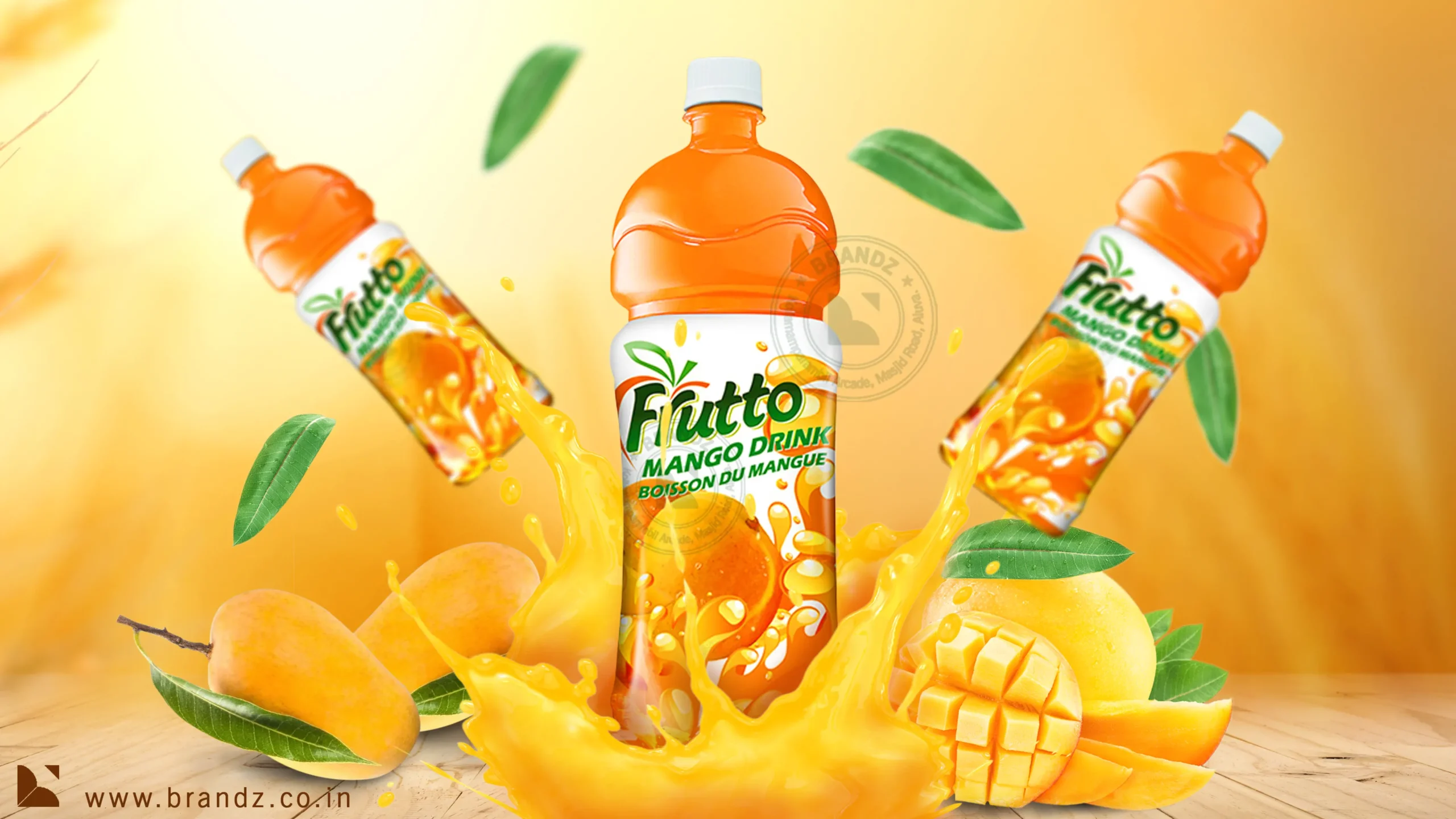 Frutto Mango Drink Label