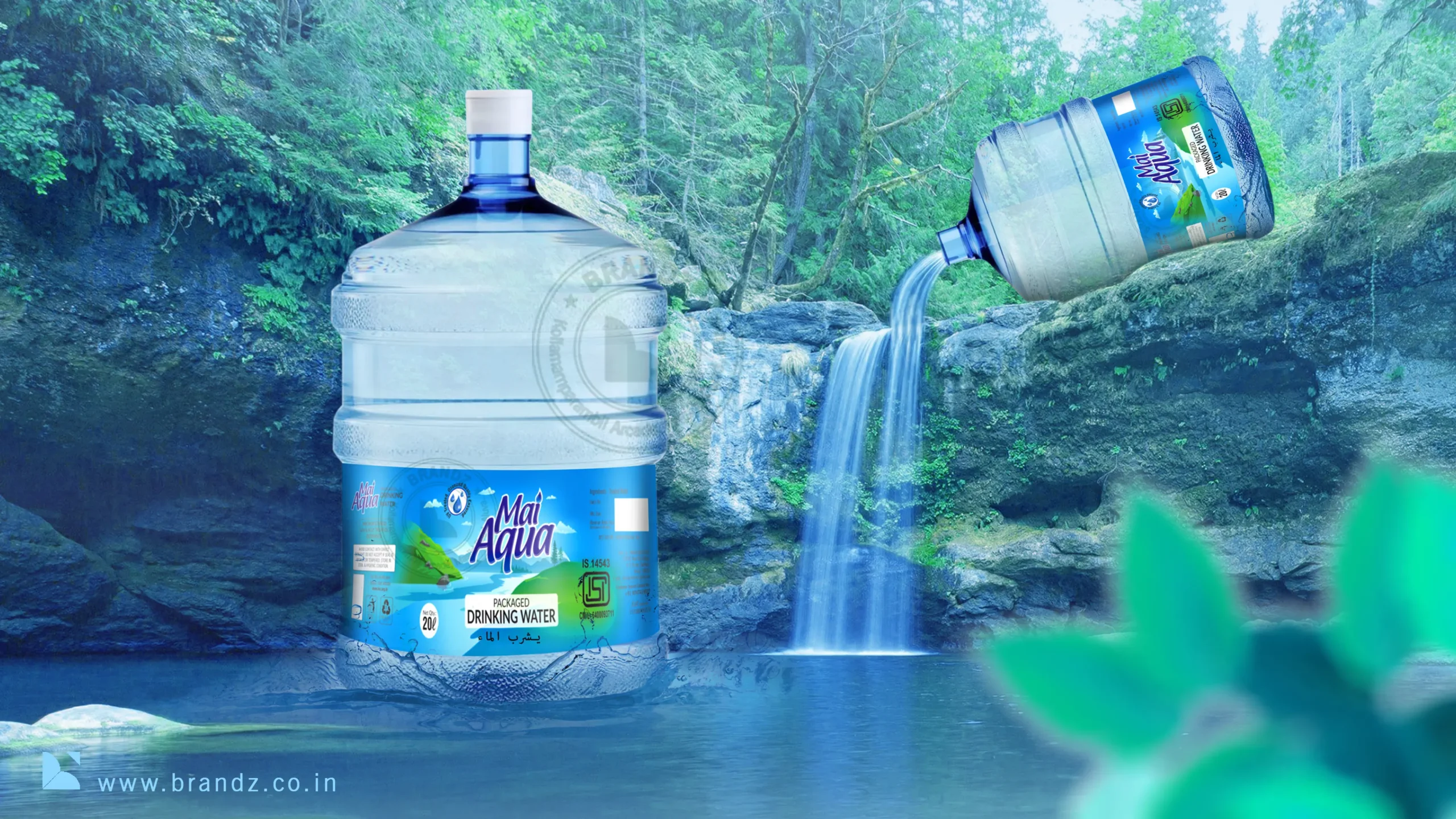 Mai Aqua Drinking Water Label