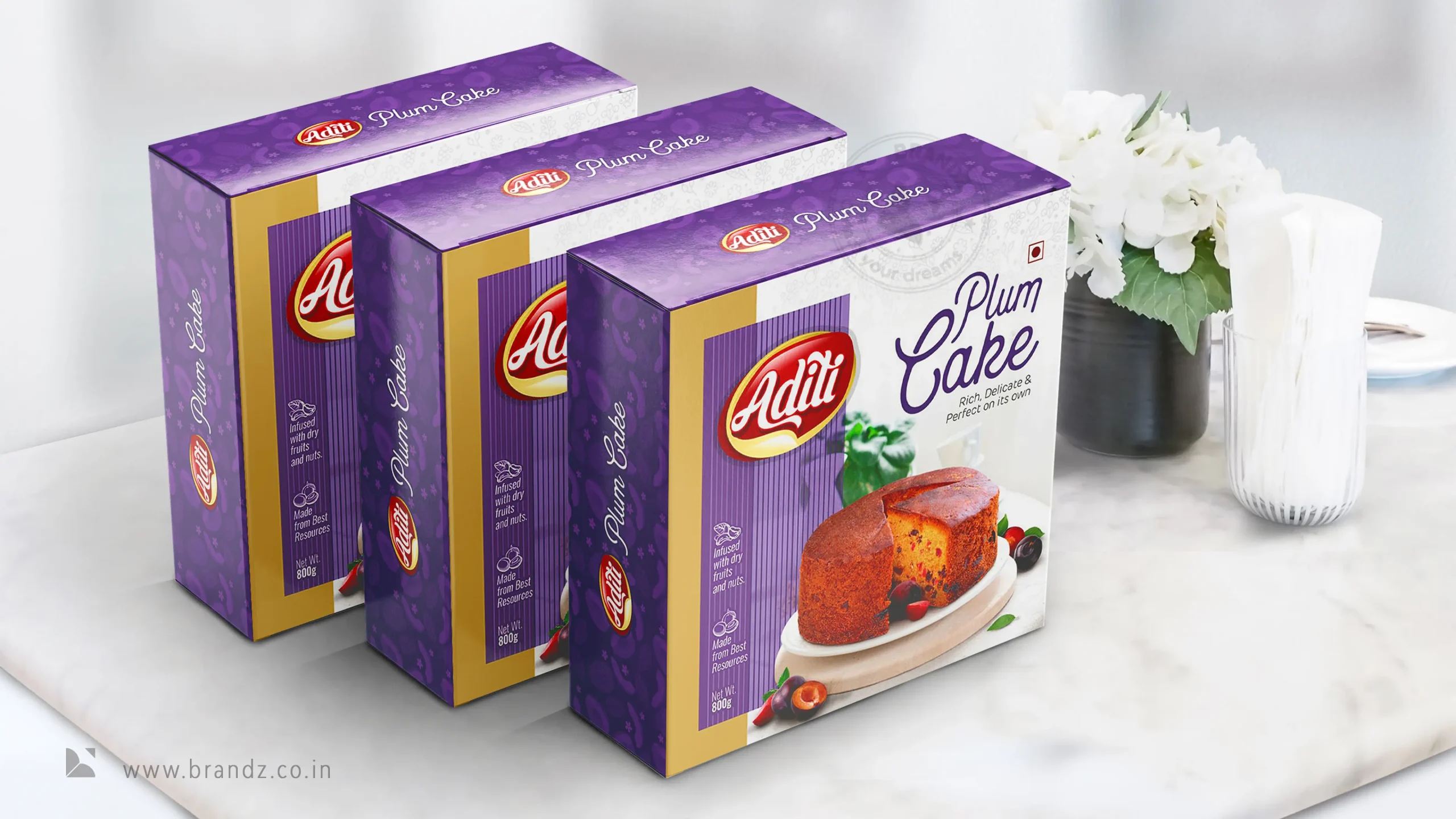 Aditi Plum Cake Box