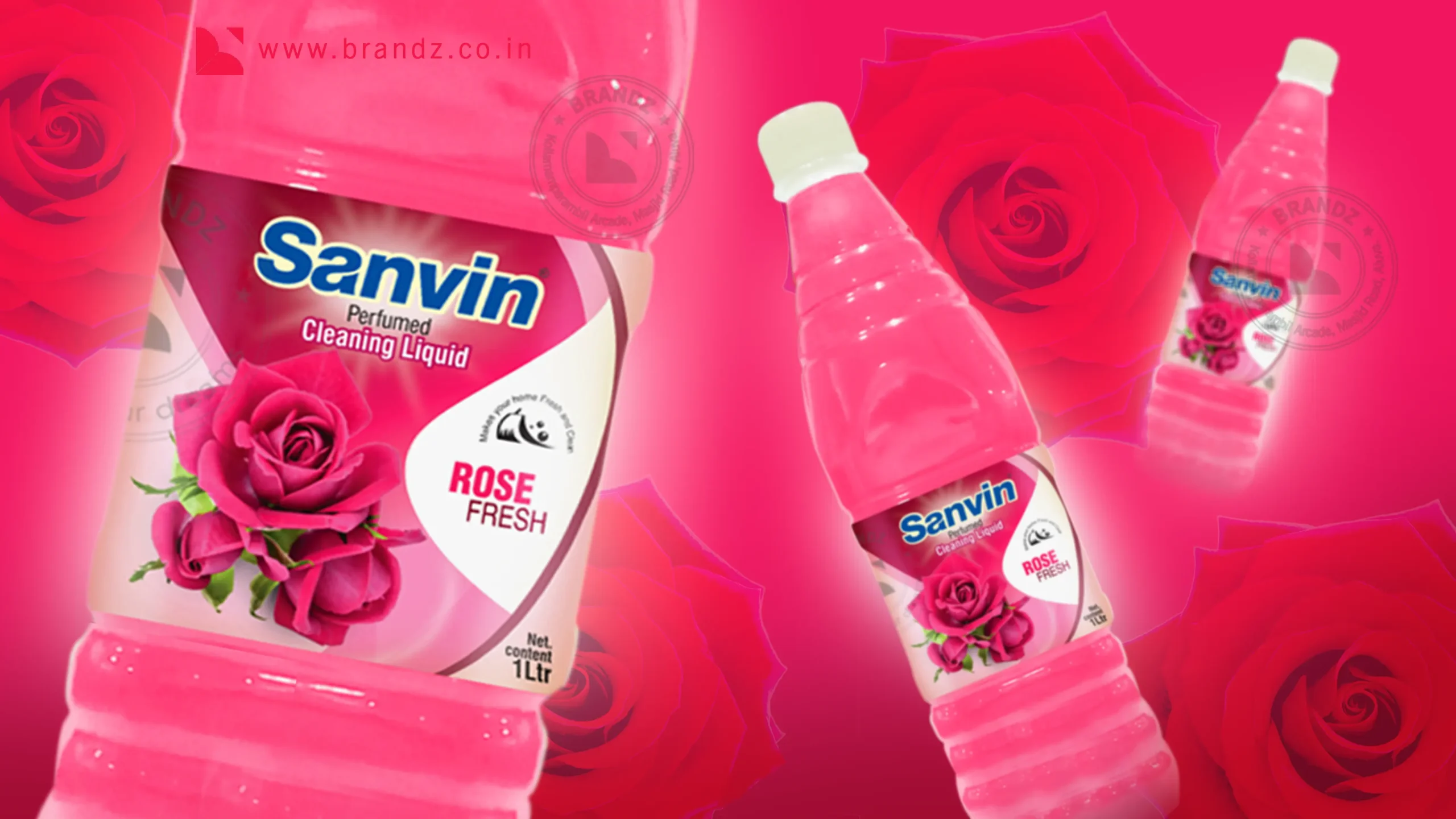 Sanvin Perfumed Cleaning Liquid Label