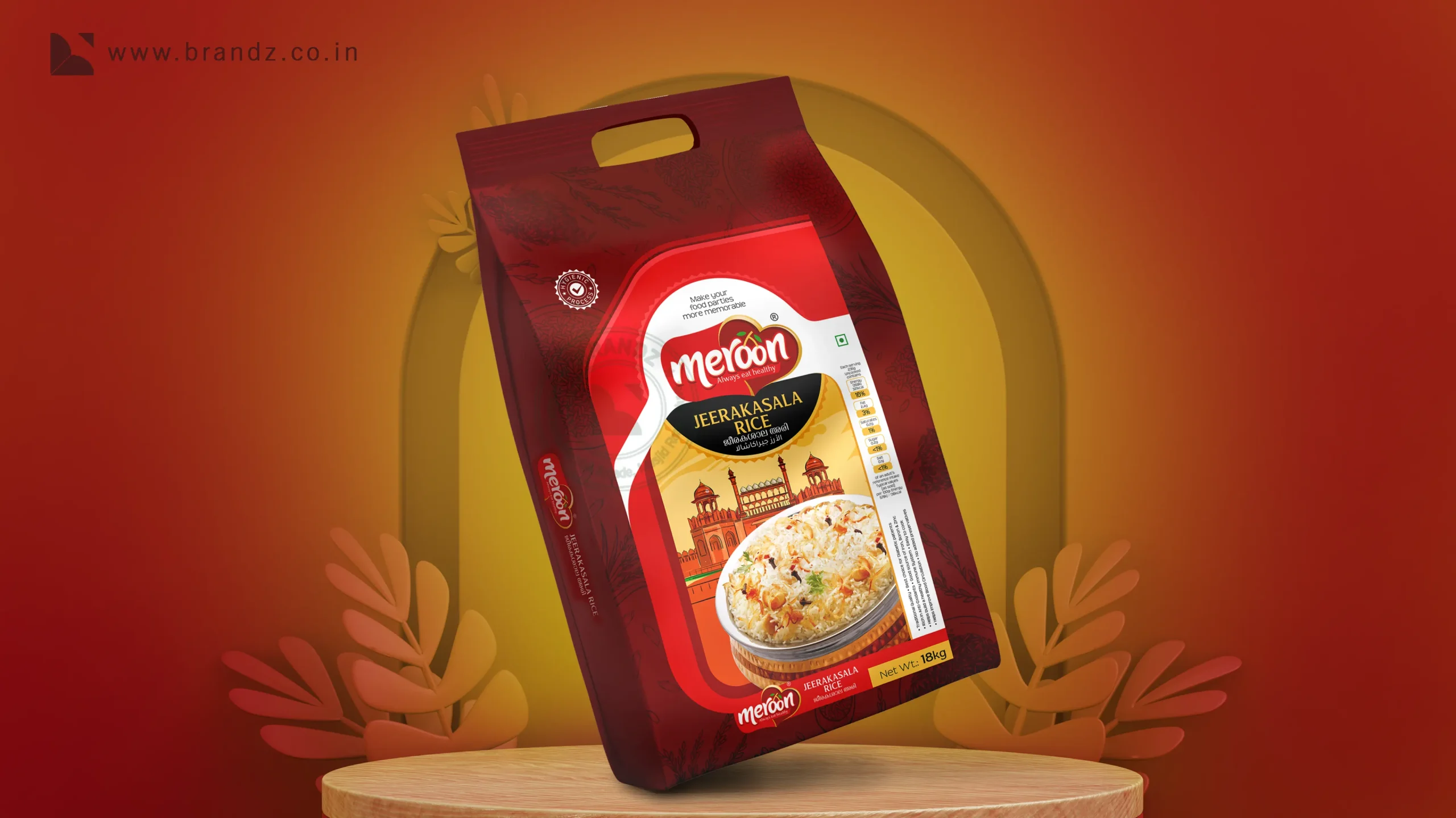Meroon Jeerakasala Rice Bag